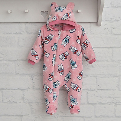 Чоловічок для дівчинки Blanka Ведмедик р.74 рожевий 110083