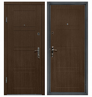 Дверь входная Министерство дверей Оптима 09 венге структурный 2050х860 мм левая