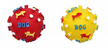 Іграшка ZooMax вінілова Мяч міна з собачкою 9 см EV125