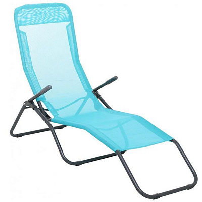 Шезлонг Underprice HYL-011 морская волна