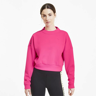 Джемпер Puma Train Zip Crew Sweatshirt 51948004 р. XS рожевий