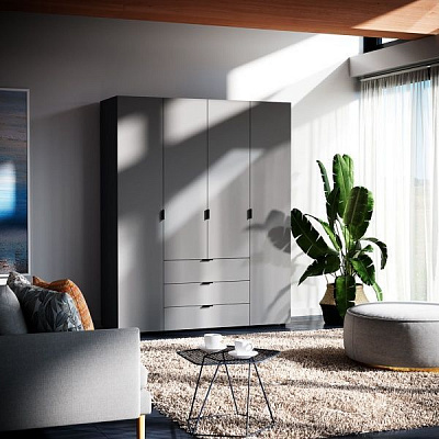 Шкаф Берегиня Choice 1600х2000х550 ДСП антрацит 