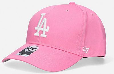 Кепка 47 Brand LOS ANGELES DODGERS RAISED BASIC B-RAC12CTP-RSA OS розовый