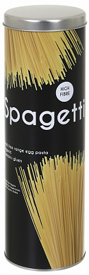 Ємність для зберігання Flamberg Premium Loft Spagetti чорна 27х9 см