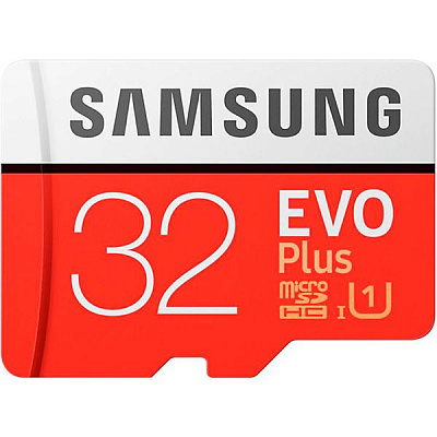 Карта памяти Samsung microSDHC 32 ГБ Class 10 (MB-MC32GA/RU) EVO Plus UHS-I 