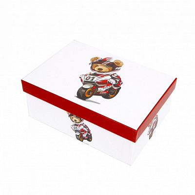 Коробка подарункова з ведмедиком 1110225507 31х23 см