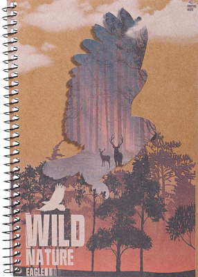 Тетрадь школьная Спираль A5 60 листов в клеточку