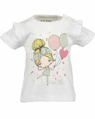 Футболка для девочек Blue Seven р.74 белый 901122 X * 98 