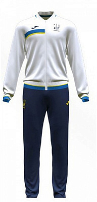 Спортивний костюм Joma FOOTBALL UKRAINE AT101345A203 р. 2XL білий