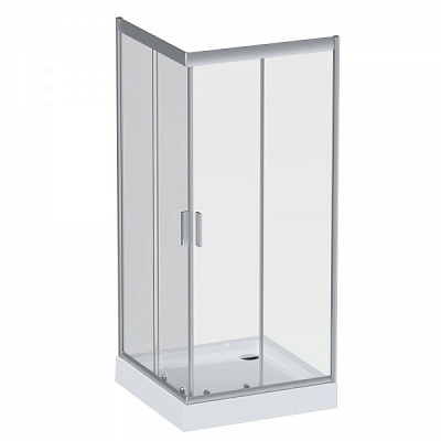 Душевое ограждение AM.PM Gem Square Slide 90x90см W90UG-403-090MT