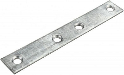 Пластина перфорована 100x15мм 2мм 10 шт.