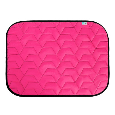 Подстилка Airy Vest для собакL 100х70 см розово-черная