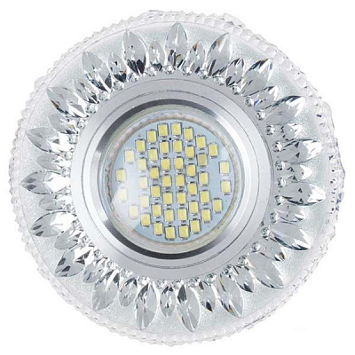 Светильник точечный LightMaster с LED-подсветкой GU5.3 4000 К прозрачный CL7088 