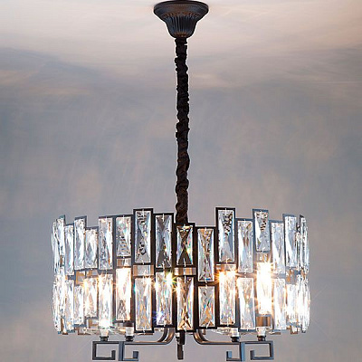 Люстра подвесная Strotskis Frammenti 5x60 Вт E14 черный 275/5 