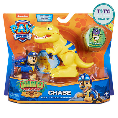 Фигурка коллекционная Spin Master Щенячий патруль: Гонщик с динозавром (серия Дино-Миссия) SM17706/1639 