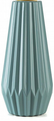 Ваза пластиковая MVM DH-FLOWERS-06 BLUE 22 см 