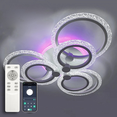 Люстра светодиодная Luminaria 6x100 Вт белый LILY RGB 100W 7R APP 