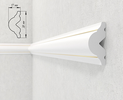 Молдинг 147G-115 2000x17x38мм