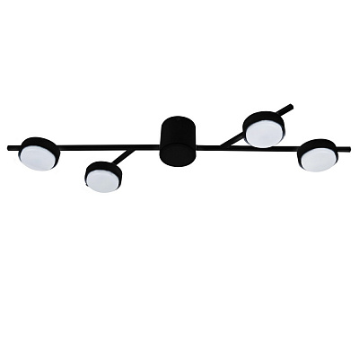 Люстра потолочная Victoria Lighting 4xGX53 черный Singapore/PL4 black