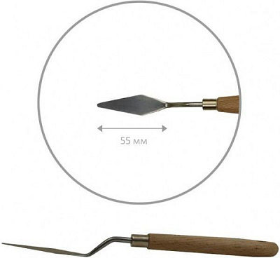 Мастихин 11914 ромб 5,5 см код 1010 Rosa Start 