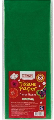 Бумага крафт 50x70 см зеленый Maxi