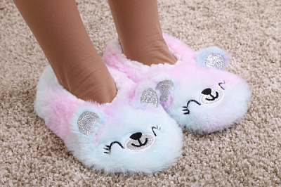 Капці дитячі для дівчинки Maxwin KIDS Звірята Веселка р.26-28 різнокольоровий