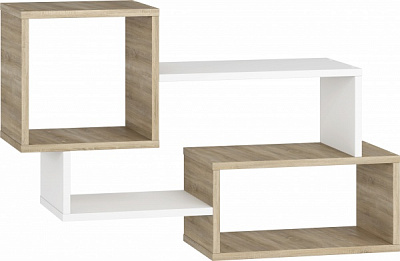 Полка Грейд Микс Премиум 850x550x250 мм дуб сонома/нимфея альба 