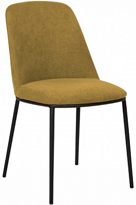 Стул обеденный Nowy Styl LARRY BLACK (BOX-2) (CH) SORO-40 желтый/черный