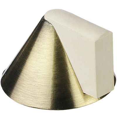 Стопор дверной Comit 1449 АВ 26х36 мм античная латунь