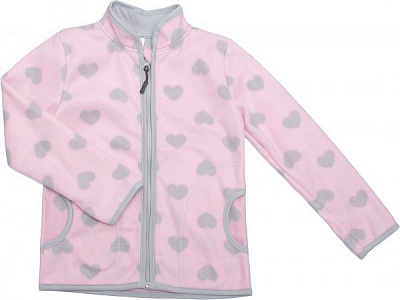 Кофта для дівчаток Luna Kids флісова р.128 рожевий