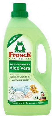 Стиральный порошок для машинной стирки Frosch редкий Алое Вера 1,5 л
