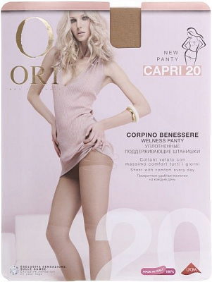 Колготки жіночі ORI Capri 20 Den Pesca р. 2 коричневий 1 пар