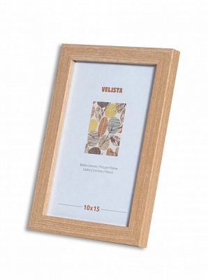 Рамка для фото Velista 15W-3206-11v 1 фото 10x15 см дерево светлое 