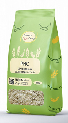 Рис Поличка Смаку довгозернистий 800 г