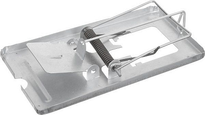 Крысоловка металлическая оцинкованная, 165 x 90 мм