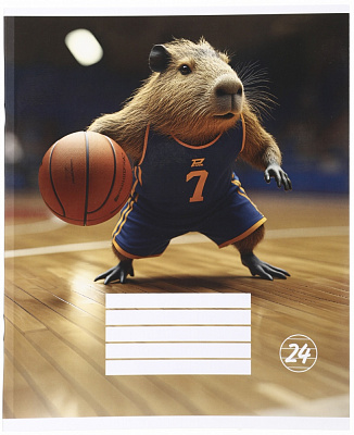 Зошит шкільний Capybara_25 24 аркуші в лінійку Nota Bene