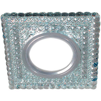 Світильник точковий Светкомплект SVS 107 з LED-підсвіткою 50 Вт G5.3 4500 К алюміній