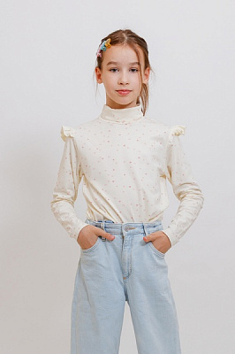 Водолазка для девочки KOSTA р.134 молочный 2521-3 