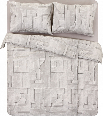 Комплект постельного белья семейный PUZZLE мультиколор