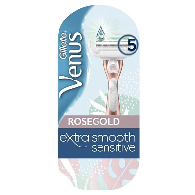 Бритва Gillette Venus Smooth RoseGold с 1 сменной кассетой