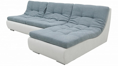 Диван модульний Кедр Сієста з алігатором сірий 3000x1850x910 мм