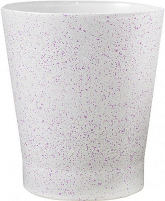 Кашпо стеклянное Soendgen Salinas Effect круглый 2л бело-лиловый (1310-0015-2406) 