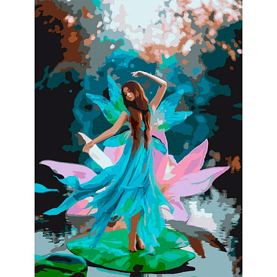 Картина за номерами Фея 953992 30x40 см Santi
