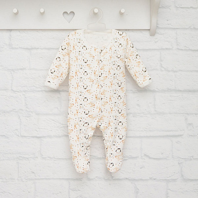 Чоловічок унісекс Blanka Пінгвін р.56–62 білий 12888