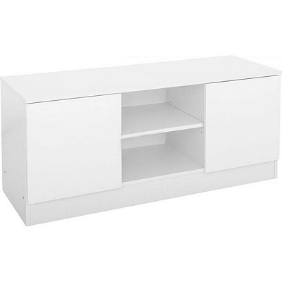 Тумба под ТВ Гранада 1-В белый/белый глянец