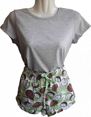 Піжама жіноча Levtam Кокос р. XL різнокольоровий