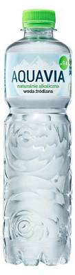 Вода мінеральна Aquavia лужна п/пл негазована 1,5 л