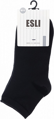 Шкарпетки ESLI CLASSIC (короткі) 14С-120СПЕ р. 25 чорний