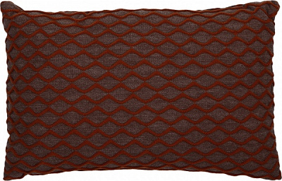 Подушка вязаная chains 08 30x45 см орех 