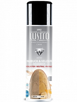 Спрей Lustro для відновлення замші та набуку безколірний 200 мл